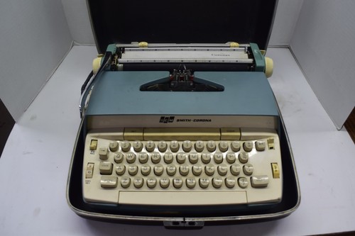 Máquina de escribir eléctrica portátil SCM Smith Corona Corona Corona serie vintage 6SE 6LE - Imagen 9 de 20