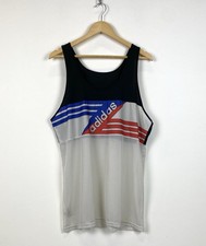 Vintage Adidas Running Tank Top Shirt Men’s Size XXL Made in West Germany White