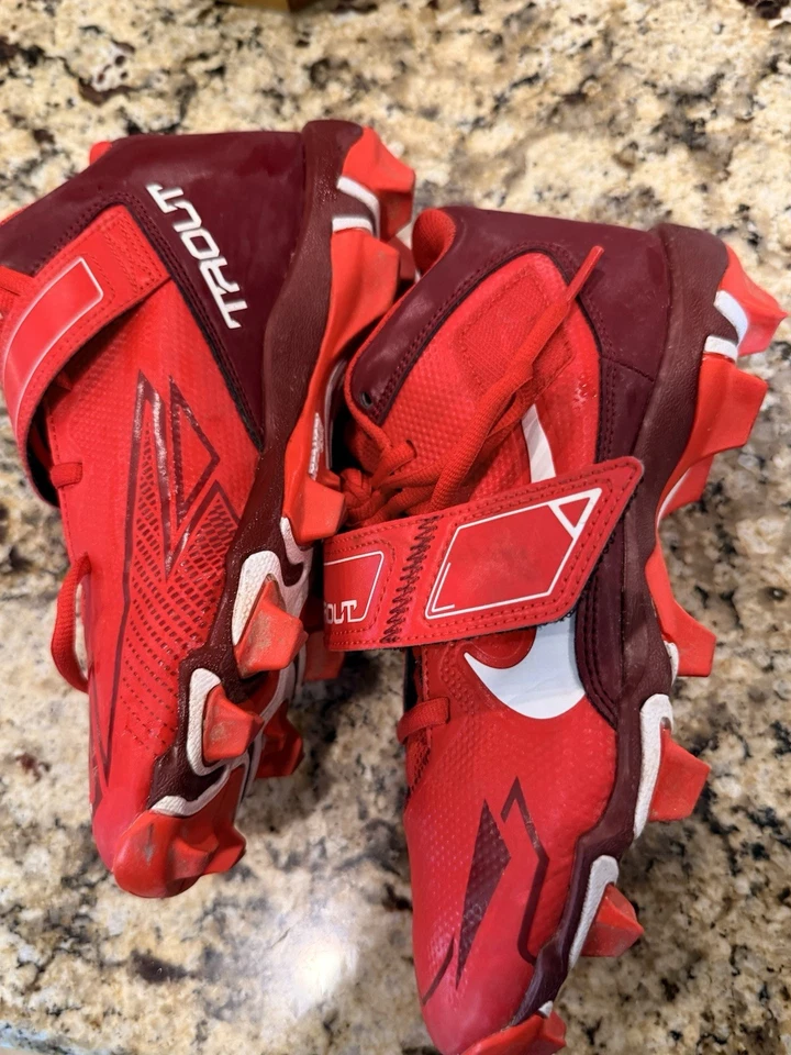 Nike Force Trout 8 Keystone Baseball Cleats Youth 5.5Y Red Keystone  - Image 3 of 4