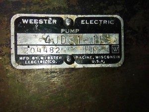 Weester Electric Power Source Hydraulic Pump Unit 4JDS1-1L John Deere 1010