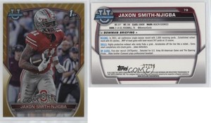2022 Bowman U Chrome Gold Refractor /50 Jaxon Smith-Njigba #78