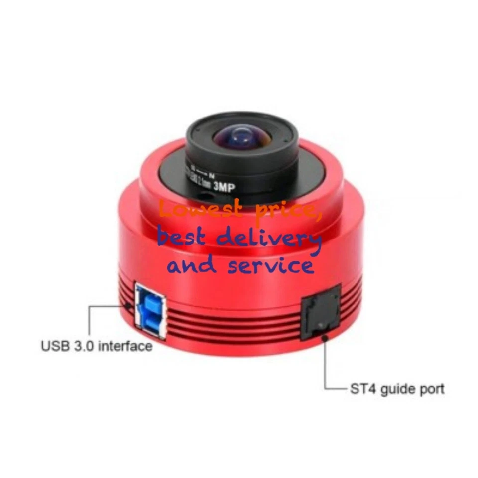 ZWO ASI715MC USB3.0 Color Planetary Camera 1.45um 4K Camera 1/2.8" IMX715 Sensor - Image 2 of 2