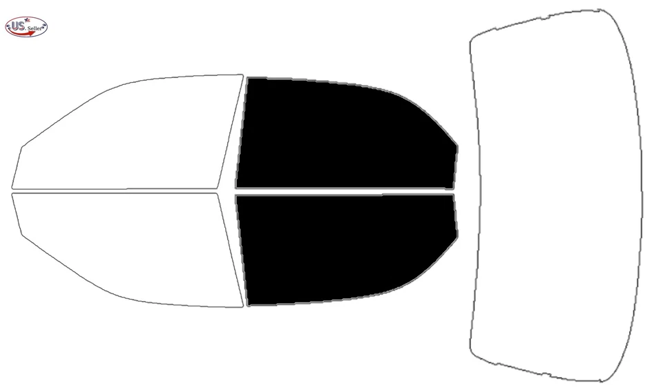 Kit de película de tinte de ventana de 2 capas precortada personalizada computarizada para Mazda 626 1998-2002 Foto 3 de 4