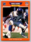 1989 Pro Set #235 Randall McDaniel Rookie Card Minnesota Vikings