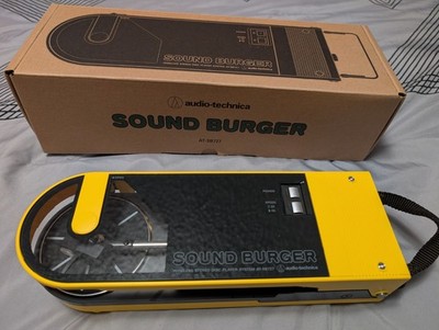 Audio-Technica Sound Burger AT-SB727 Bluetooth Portable Record Player - Yellow