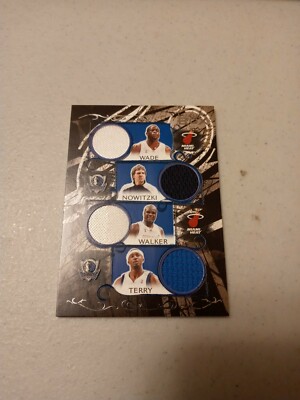 Dirk Jason Williams Shaq Dewayne Wade 2006 Topps Luxury Box Jersey Relic /49