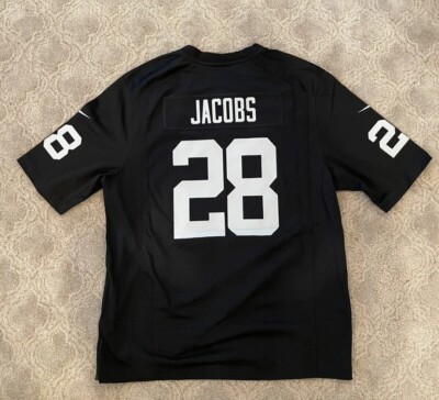 Nike On Field Josh Jacobs #28 Las Vegas Raiders NFL Jersey Men's