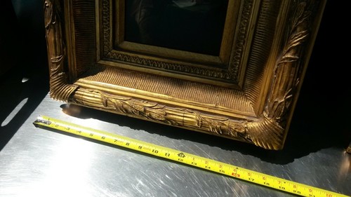 J.G. Clonney Signed Oil on Board Framed Hound Dog Ben Franklin Painting Portrait - Picture 4 of 5