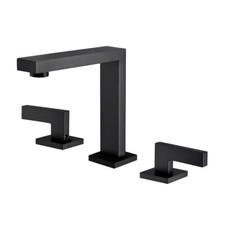   Parrot Uncle JK-RBF65011MB Duro 8" Widespread High Arc Bathroom Faucet Black