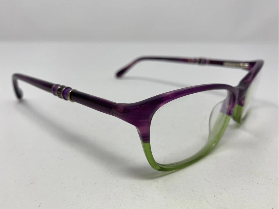 Armação de óculos Lilly Pulitzer Emmaline GP 50-16-135 roxo/verde desbotado H354 - Imagem 3 de 4