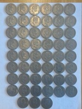 1959 COLUMBIA 50 CINCUENTA CENTAVOS  - 2 (TWO) SETS - CIRCULATED KM# 217