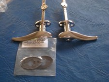 1932 Ford 3-w 1933-34 Closed Car Locking Outside Door Handles Wpads 2 Pair 1932 Ford 3-w 1933-34 Closed Car Locking Outside Door Handles Wpads 2 Pair