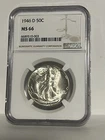 1946-D NGC MS66 Walking Liberty Half Dollar 50c (