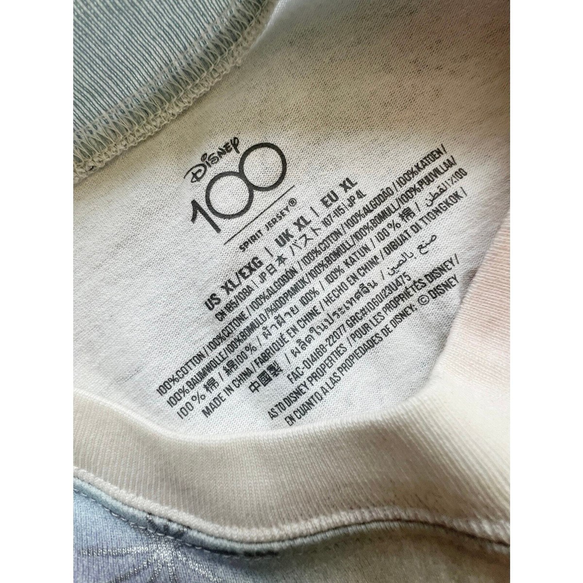 Disney 100 cast member スピリットジャージ　XL Disney 100 Years Cast Member Spirit Jersey Multi Color Size