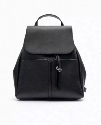 [BUBILIAN] Zaratwo Leather Backpack Black ザラツ Designer fashion, Seoul-fully created | W Concept