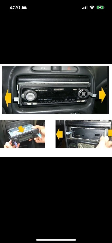 Jensen Heavy Duty Single Din Removal Key for MSR3007 - Image 4 of 4