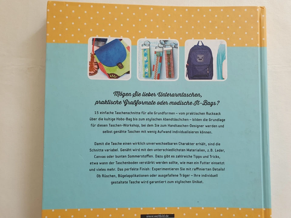 Nähbuch Meine Tasche Mein Design Individuelle Lieblingsstücke selbst genäht 2015 - Bild 2 von 4