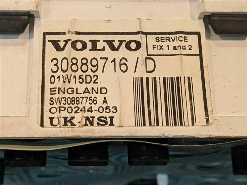 01 02 VOLVO S40 VELOCÍMETRO CLÚSTER MPH 77036 12 K MILLAS Foto 3 de 3