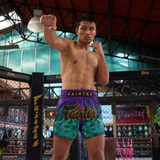 Fairtex Muay Thai Shorts - Jo Nattawut Limited Edition (Purple)