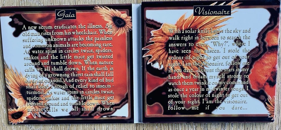 TIAMAT “Gaia” Ltd Digi FIRST PRESS 1994 • Very Good • Samael Moonspell - Bild 2 von 4