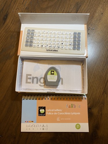 CRICUT Cartridge - Full Set with box, keyboard layover & book - *(Linked)