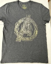 Avengers T Shirt Men’s Size-Medium Color-charcoal