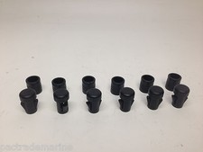 6 SET NYLON BLACK END TERMINATORS AND SLEEVES FOR KAYAKS CANOE BOAT DURABLE