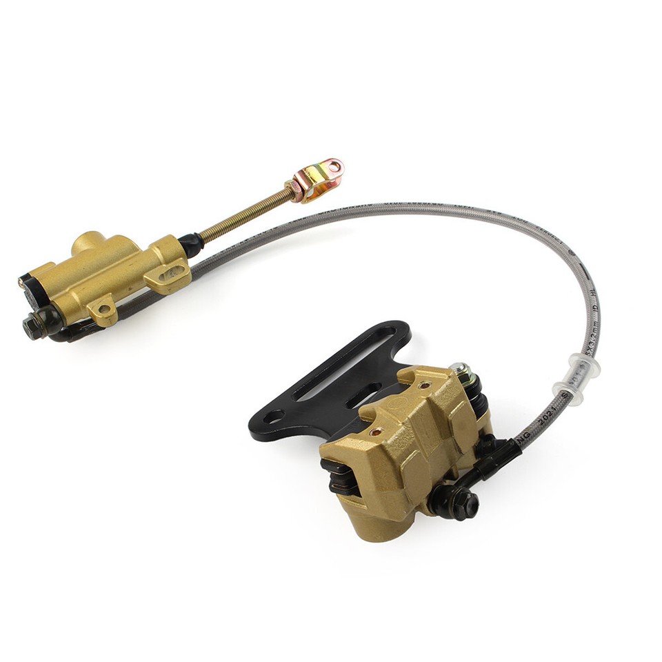 Rear Hydraulic Master Cylinder Brake Caliper Pad Fit Pit Dirt bike