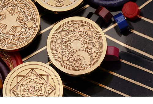 Magic Array Sign Letter Seals Stamp Wax Retro Sealing Post Handle Head Metal - 第 6/22 張圖片