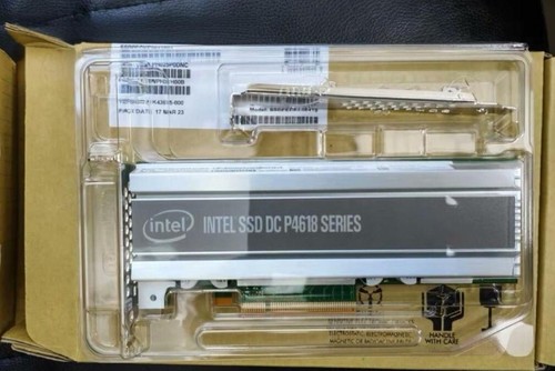 INTEL P4618 6.4TB SSD DC PCIE CARD SSDPECKE064T801 MLC 8.76PBW NVME Genuine