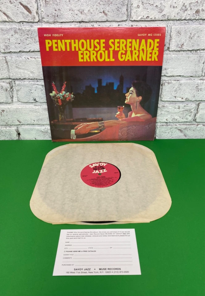 Vintage 1985 Erroll Garner PENTHOUSE SERENADE Savoy SJC-411 (MG 12002 ) - Image 2 of 4
