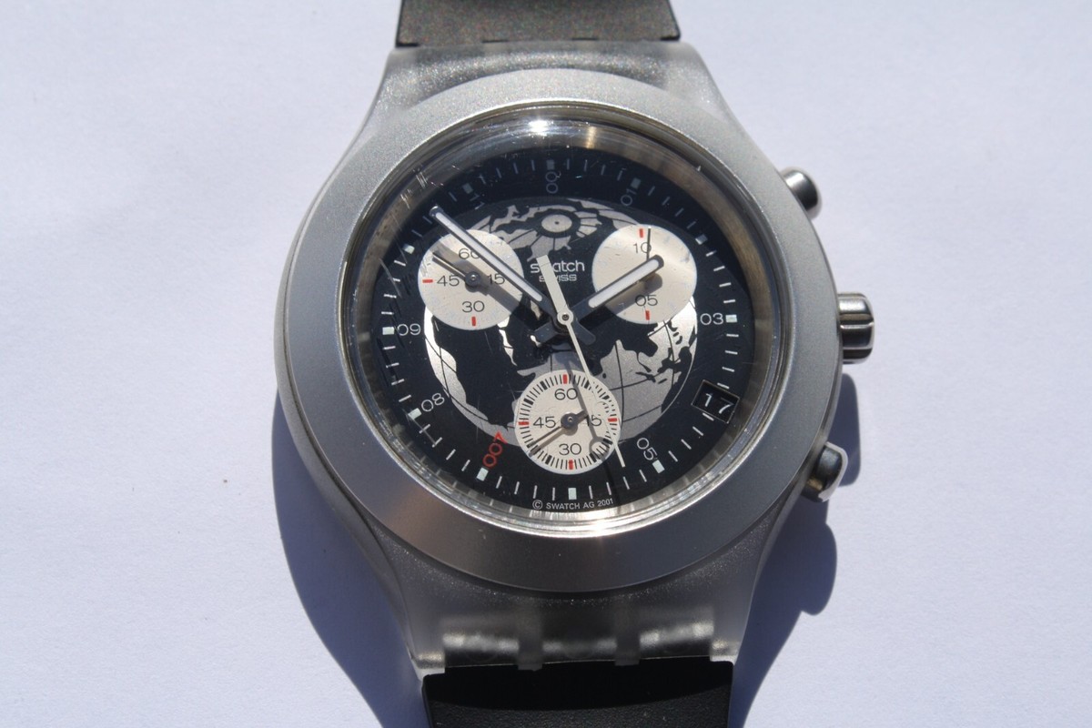 Swatch Irony The World is Not Enough James Bond 007, 43mm