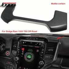 Dry Carbon Center Console Storage Box Cover For Dodge Ram 1500 TRX Off-Road 20+