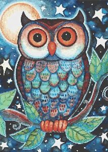 Owl Cross Stitch Chart