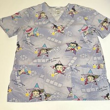 VINTAGE BETTY BOOP SCRUB TOP