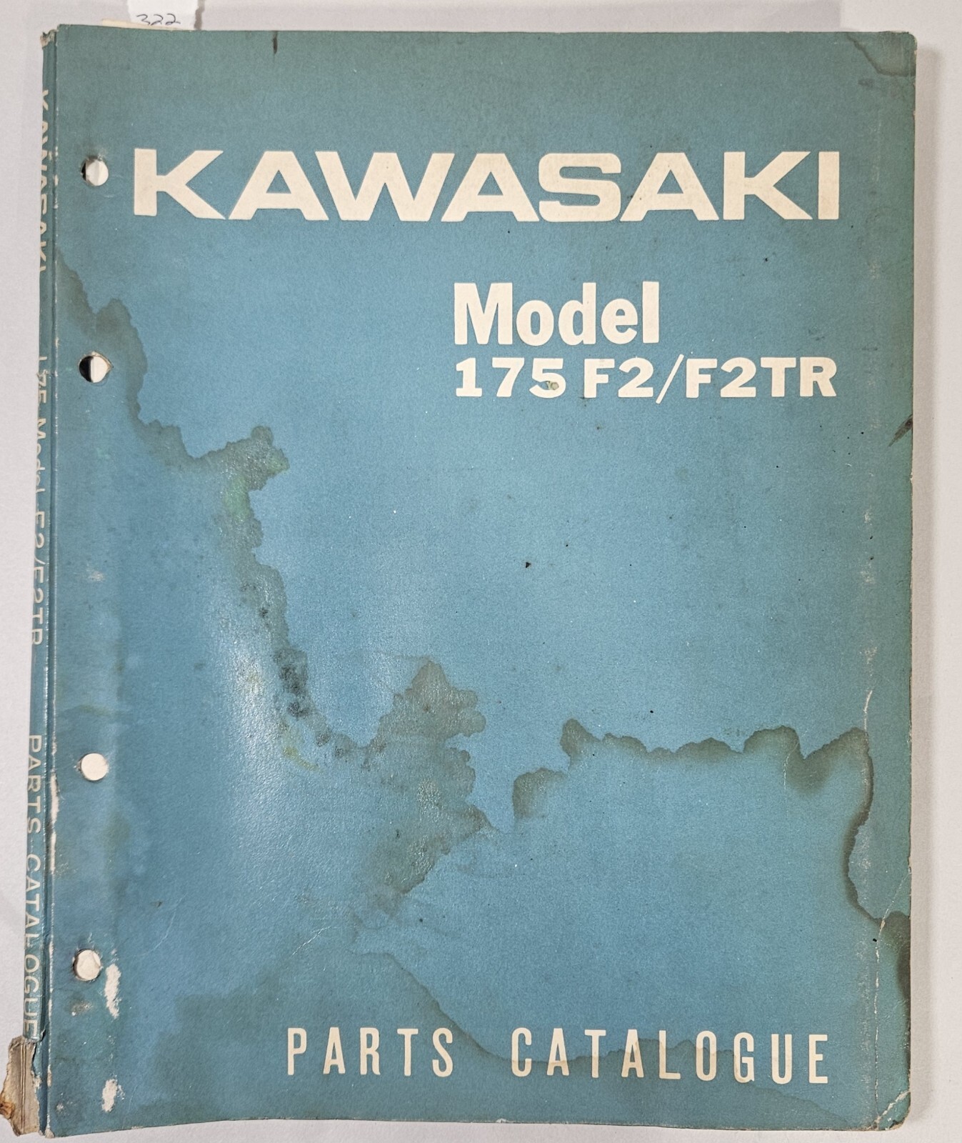 1 Kawasaki 19661969 F2 175 F2TR Factory Parts Catalogue List Catalog