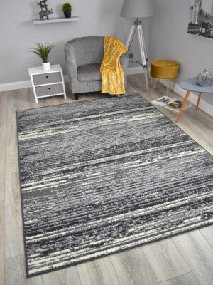 Grau Modern Teppich Klein Extra Groß Läufer Groß Riesig Bodenteppich Teppiche Günstig