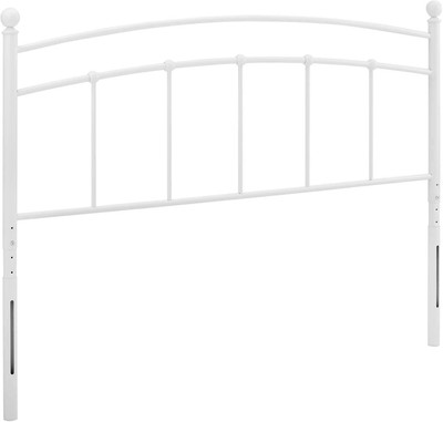USA,Modway Abigail King Metal Headboard in White