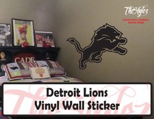 Detroit Lions Wall Vinyl Sticker