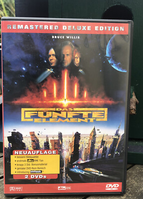 DAS FÜNFTE ELEMENT »REMASTERED DELUXE EDITION« 2 DVD s mit 3 Std. Bonusmaterial