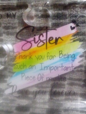 Puzzel Piece 6 colors Sister plaque gtft