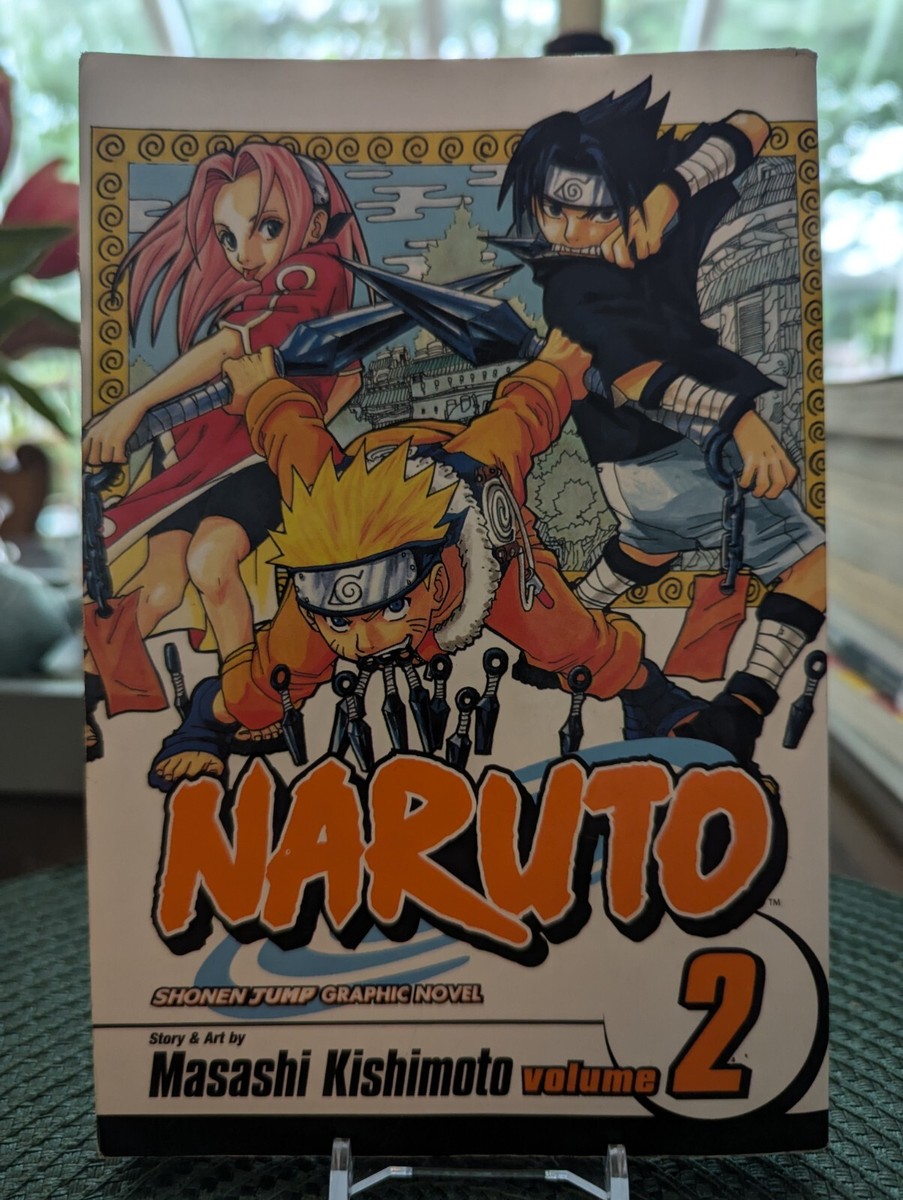 Naruto, Volume 2 by Masashi Kishimoto (2006, Trade Paperback