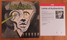 KIP REB BEACH ROB MORGENSTEIN PAUL TAYLOR signed WINGER Record PSA AO08968