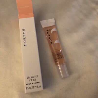 Morphe 2 Glassified Lip Oil Shade Extra Glaze 8.5ml NIB