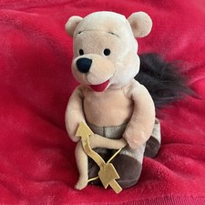 Disney Store Zodiac Sagittarius Pooh Bean Bag Plush 8"