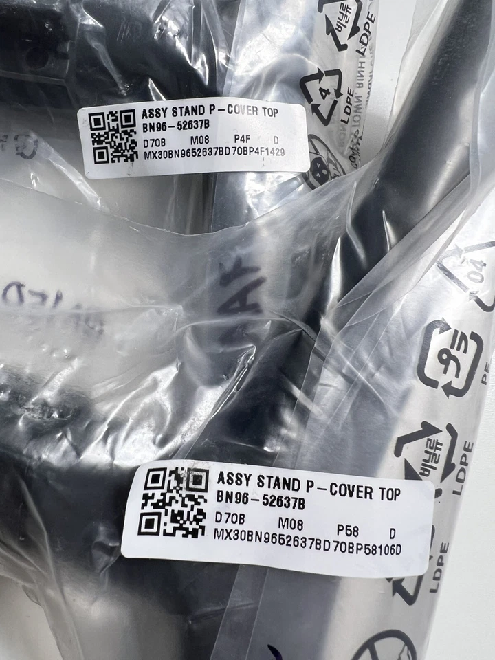 NEW SAMSUNG OEM QN50Q60AAF TV STAND FEET LEGS QN50Q60AAFXZA BN96-52637B Read - Image 3 of 3