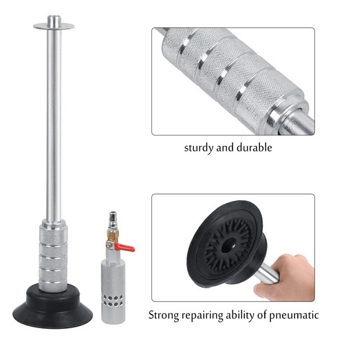 Extractor de abolladuras neumático de aire para reparación de carrocería de automóvil Ventosa Herramienta deslizante Kit de martillos - Imagen 7 de 16