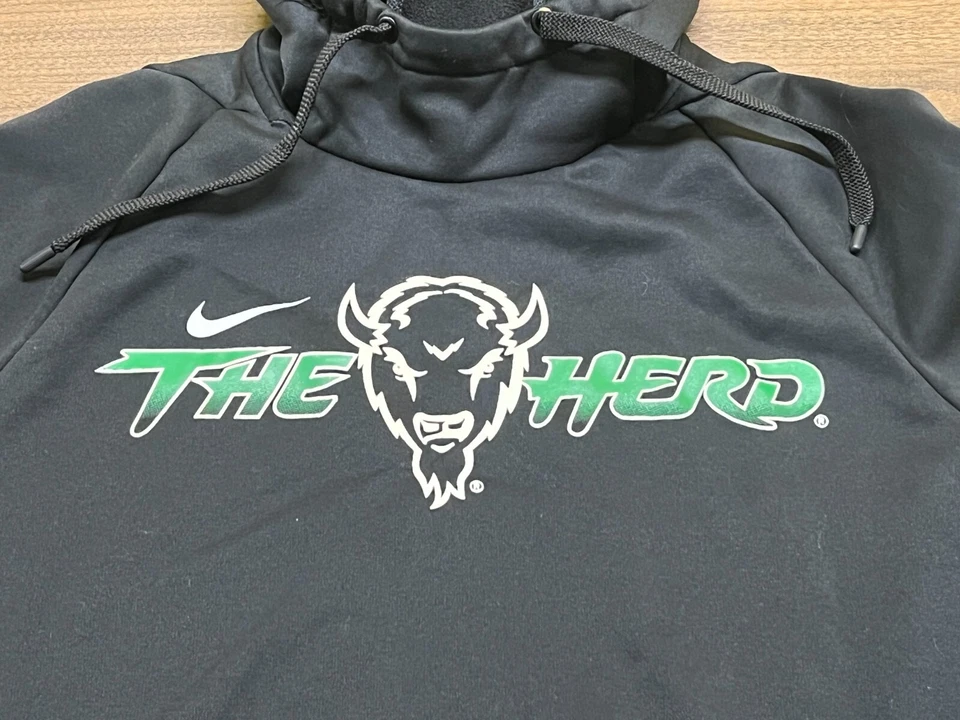 Sudadera con capucha emitida por el equipo de softbol Marshall Thundering Herd - Nike - mediana Foto 2 de 3