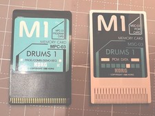 Korg PCM Data Memory Program Card MSC-03 MPC-03 Set Drums 1