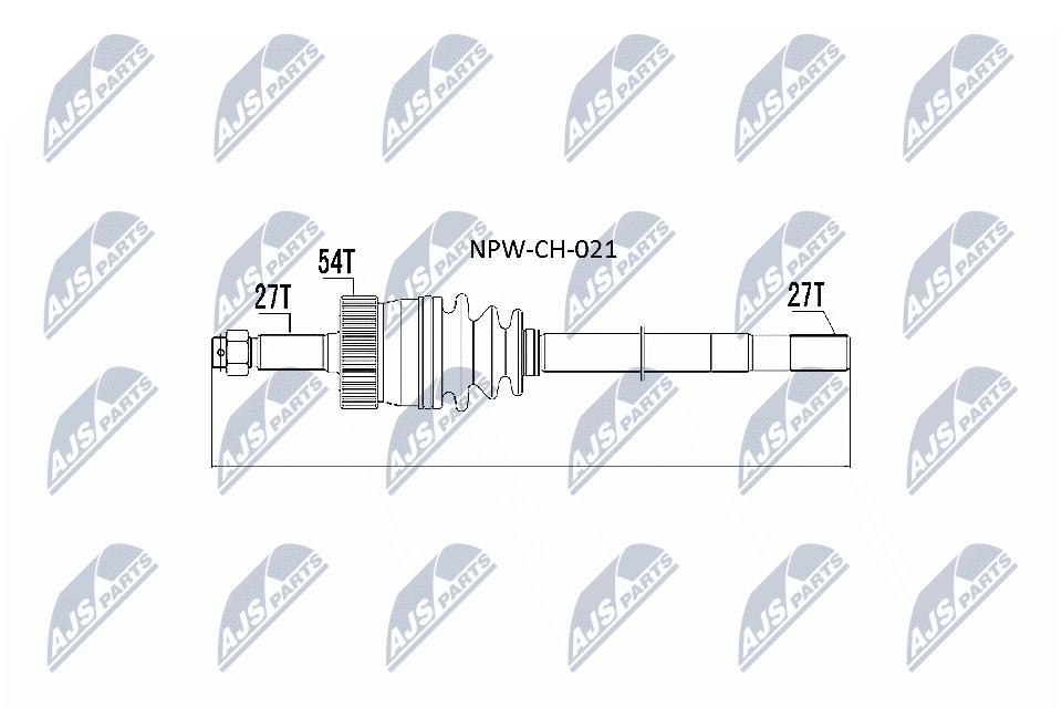 NPW-CH-021 NTY Drive Shaft for JEEP - Image 3